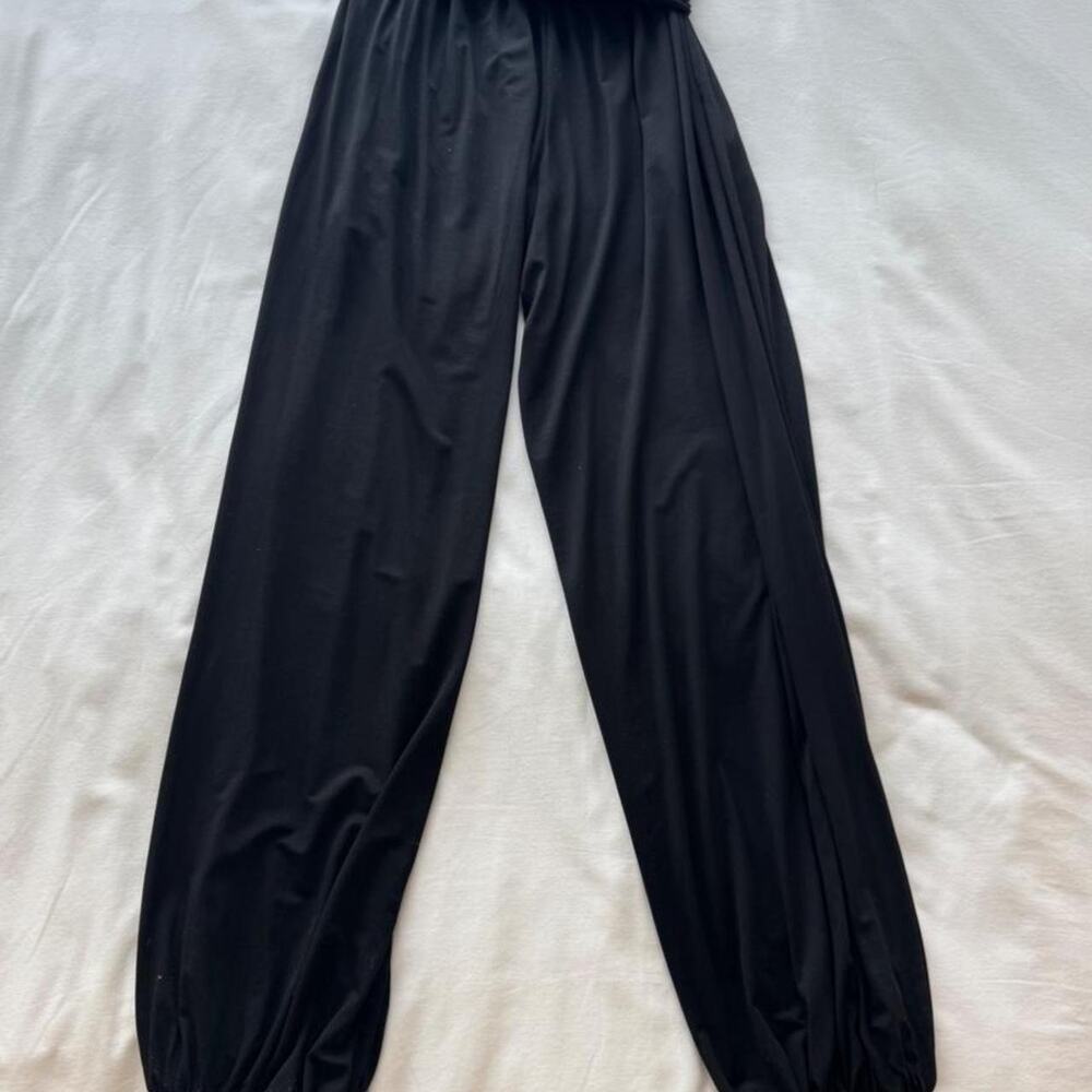 Niihai black ballon pants like